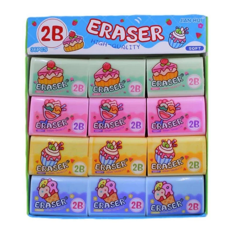 پاک کن عطری مدل بستنی مجموعه 36 عددی