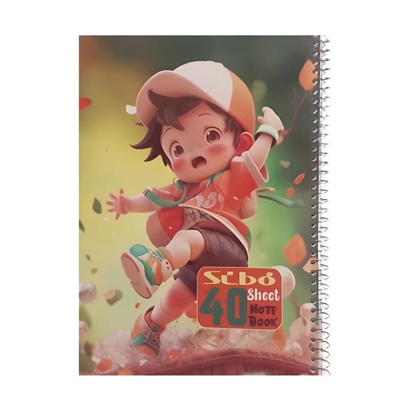 دفتر مشق 40 برگ سیبو مدل پسر بچه بازیگوش کد 100989