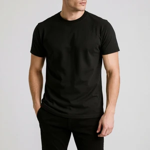 تی شرت آستین کوتاه مردانه مدل یقه گرد ساده basic