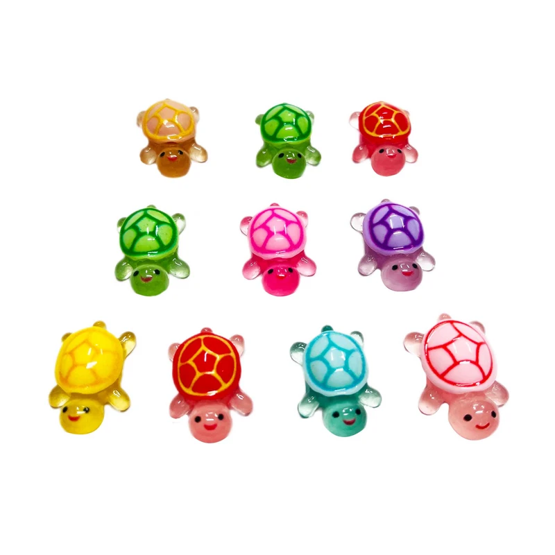 مجسمه مدل لاک پشت شب تاب مجموعه 10 عددی