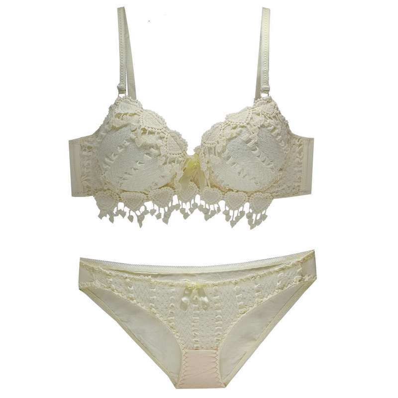 ست شورت و سوتین زنانه مدل اسفنجی قلبی