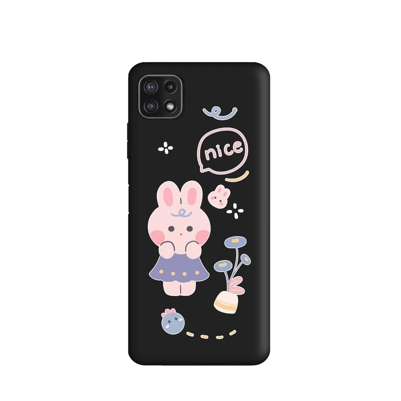 کاور طرح دخترانه ناز کد m670 مناسب برای گوشی موبایل سامسونگ Galaxy A22 5G