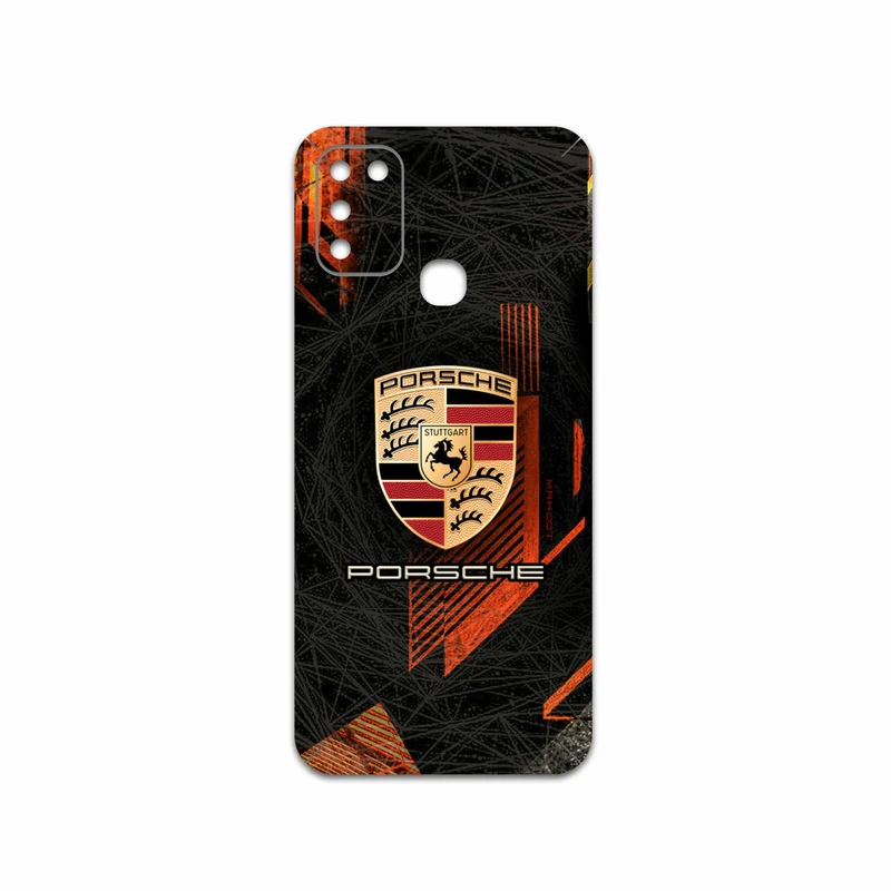 برچسب پوششی ماهوت مدل Porsche-Logo مناسب برای گوشی موبایل اینفینیکس Hot 10 Play