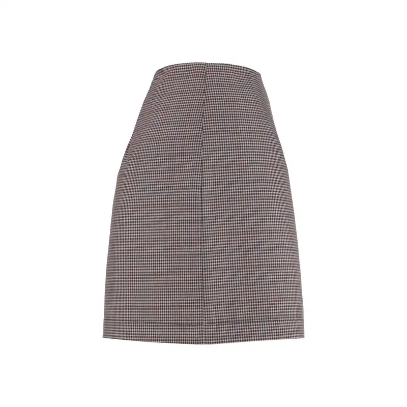 دامن راسته زنانه مدل چهارخونه