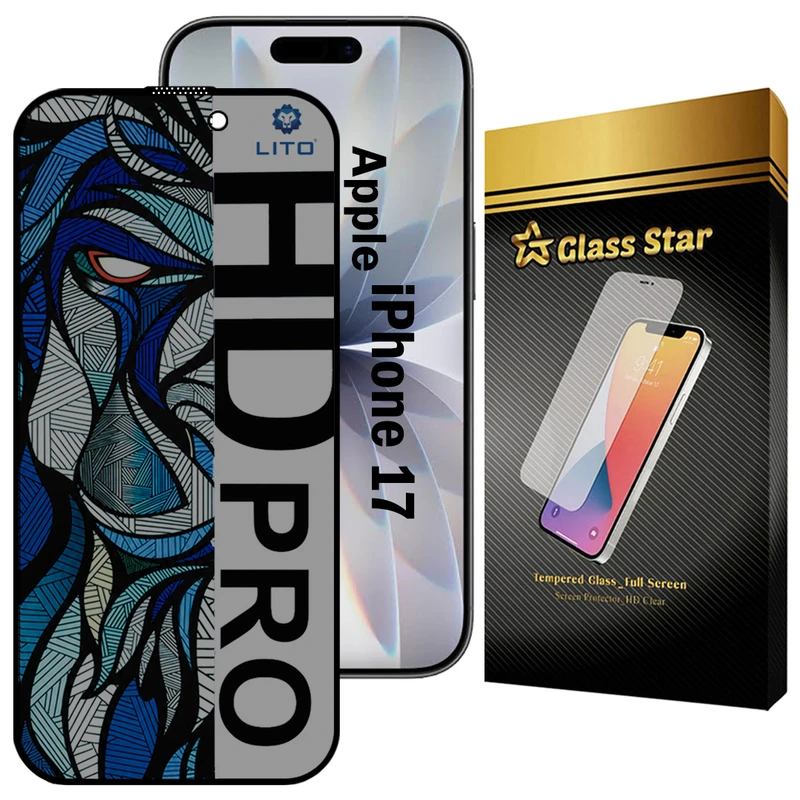 محافظ صفحه نمایش گلس استار مدل LITOPRVG مناسب برای گوشی موبایل اپل iPhone 17