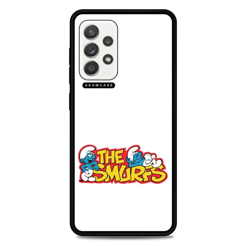 کاور آکام مدل AMC-WSGA52-SMURFS-25 مناسب برای گوشی موبایل سامسونگ Galaxy A52