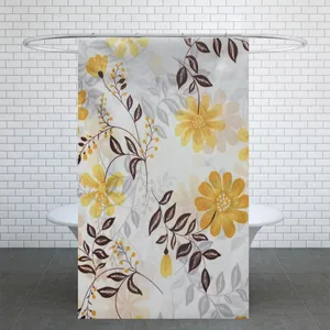 پرده حمام کد PH127 سایز 170x200 سانتی متر
