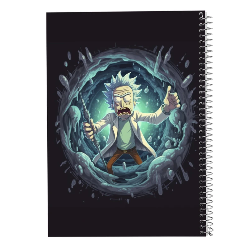 دفتر مشق 50 برگ مدوپد مدل ریک اند مورتی rick&morty کد DF10853