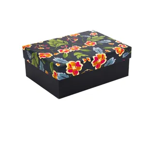 جعبه هدیه مدل گل مشکی