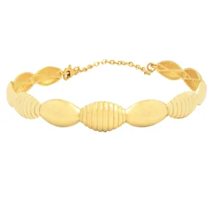 دستبند النگویی طلا 18 عیار زنانه طلای مستجابی کد 23