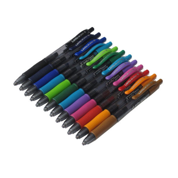 خودکار رنگی لانتو بسته 12 عددی سایز 0.7