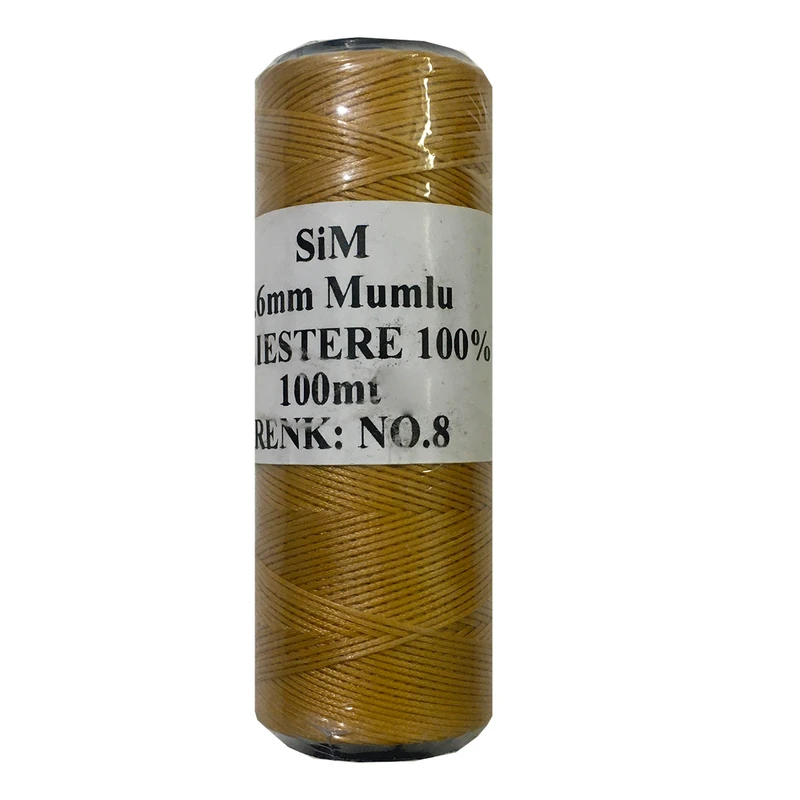 نخ موم دار کد No08 طول 100 متر