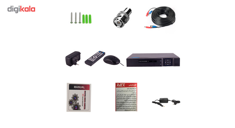سیستم امنیتی اوکث مدل AV-290-2mp-4D