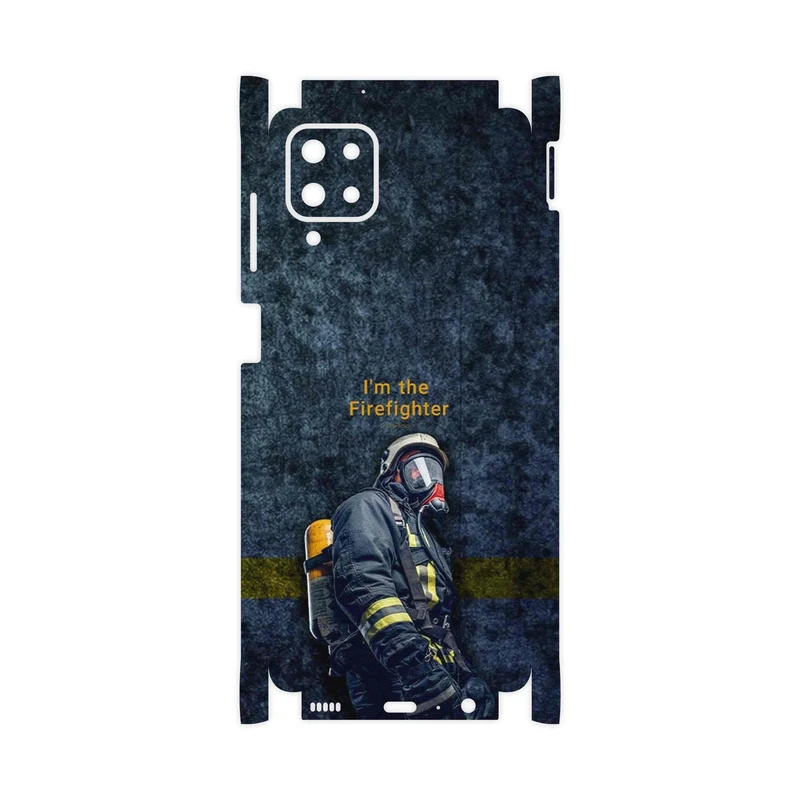 برچسب پوششی ماهوت مدل Firefighter-FullSkin مناسب برای گوشی موبایل سامسونگ Galaxy A12