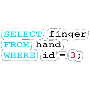 استیکر مدل Middle Finger