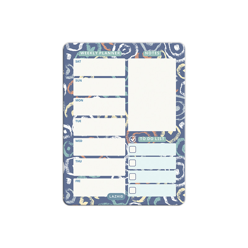 تخته وایت برد لاژید مدل برنامه ریزی سایز 14x18 سانتی متر