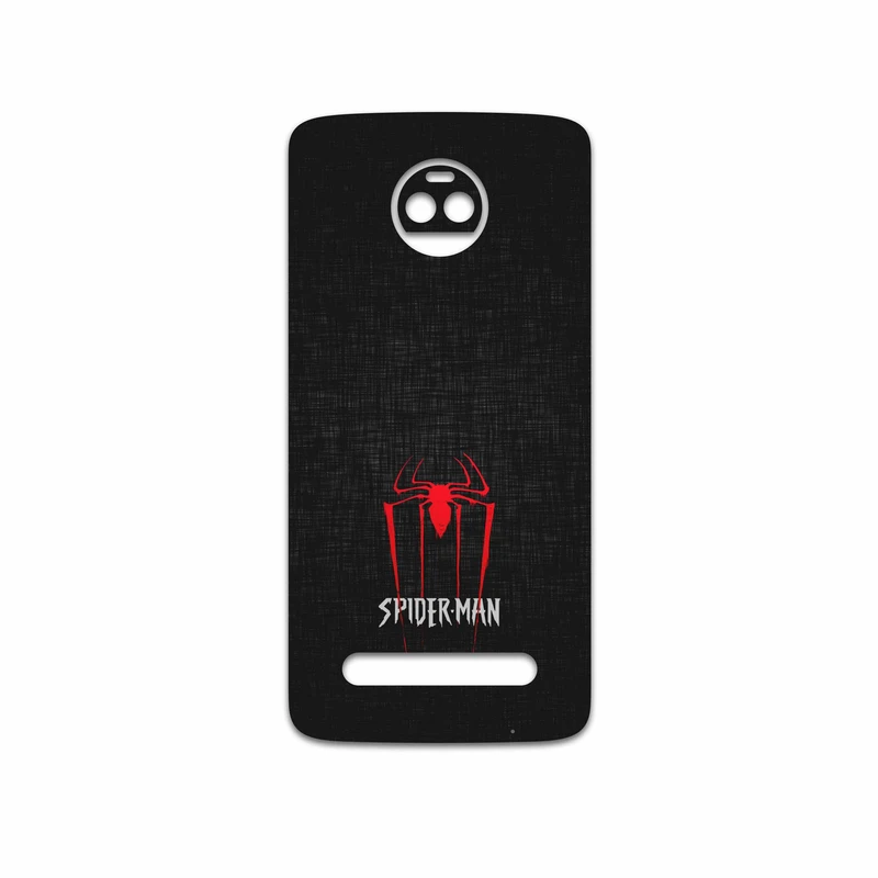 برچسب پوششی ماهوت مدل Spider-Man مناسب برای گوشی موبایل موتورولا Moto Z2 Force