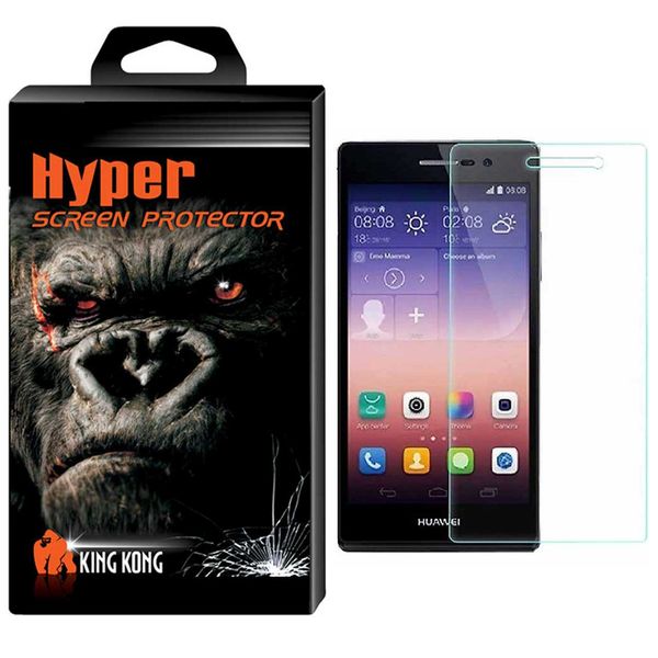 محافظ صفحه نمایش شیشه ای کینگ کونگ مدل Hyper Protector مناسب برای گوشی هواوی P6 محافظ صفحه نمایش شیشه ای کینگ کونگ مدل Hyper Protector مناسب برای گوشی هواوی P6