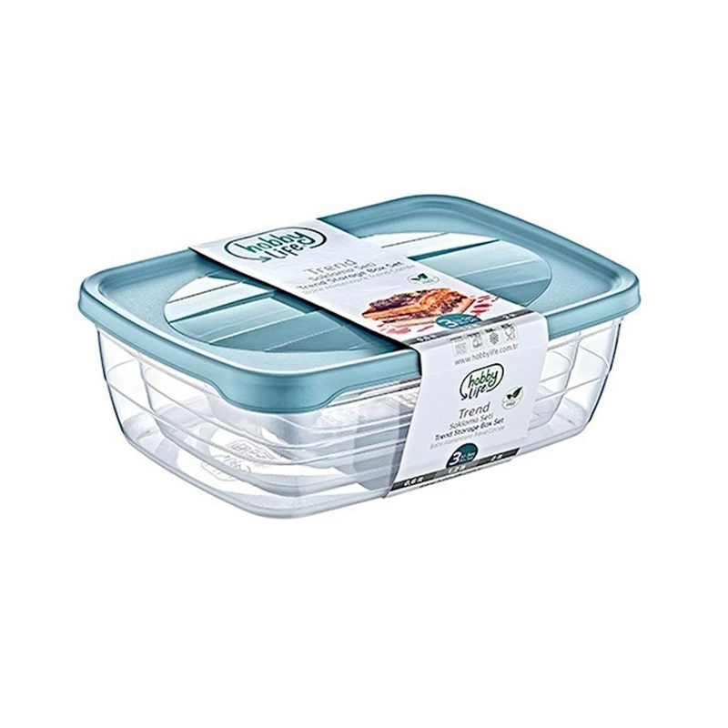 ظرف نگهدارنده هوبی لایف مدل 02.1011 مجموعه 3 عددی