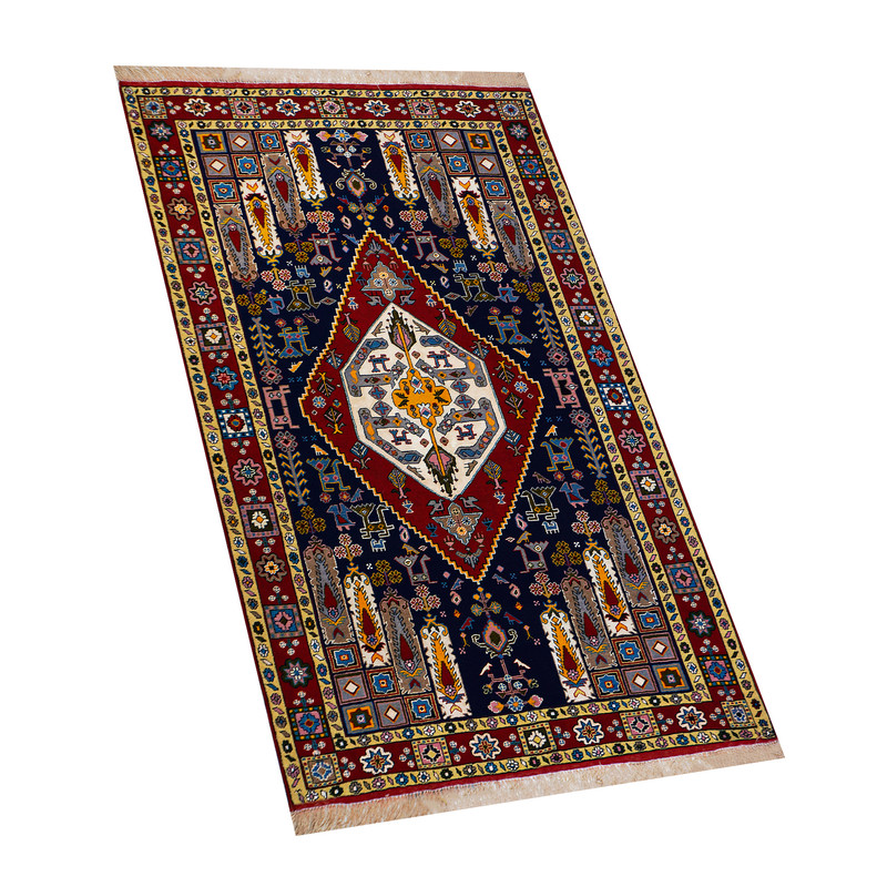 فرش دستبافت 3 متری مدل تربت جام طرح ایلیاتی