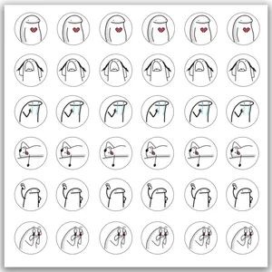 برچسب مدل میم مودی کد 40001