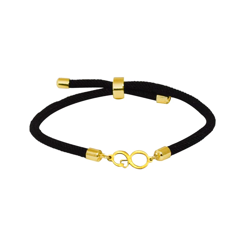 دستبند بندی زنانه مدل فراوانی طرح بینهایت کد 18