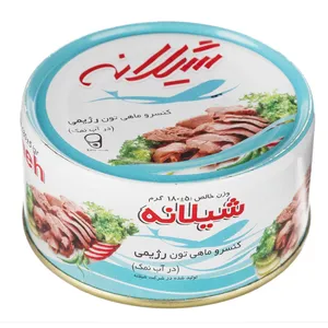 کنسرو ماهی تون رژیمی در آب نمک شیلانه -180 گرم