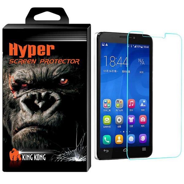 محافظ صفحه نمایش شیشه ای کینگ کونگ مدل Hyper Protector مناسب برای گوشی هواوی G615 محافظ صفحه نمایش شیشه ای کینگ کونگ مدل Hyper Protector مناسب برای گوشی هواوی G615