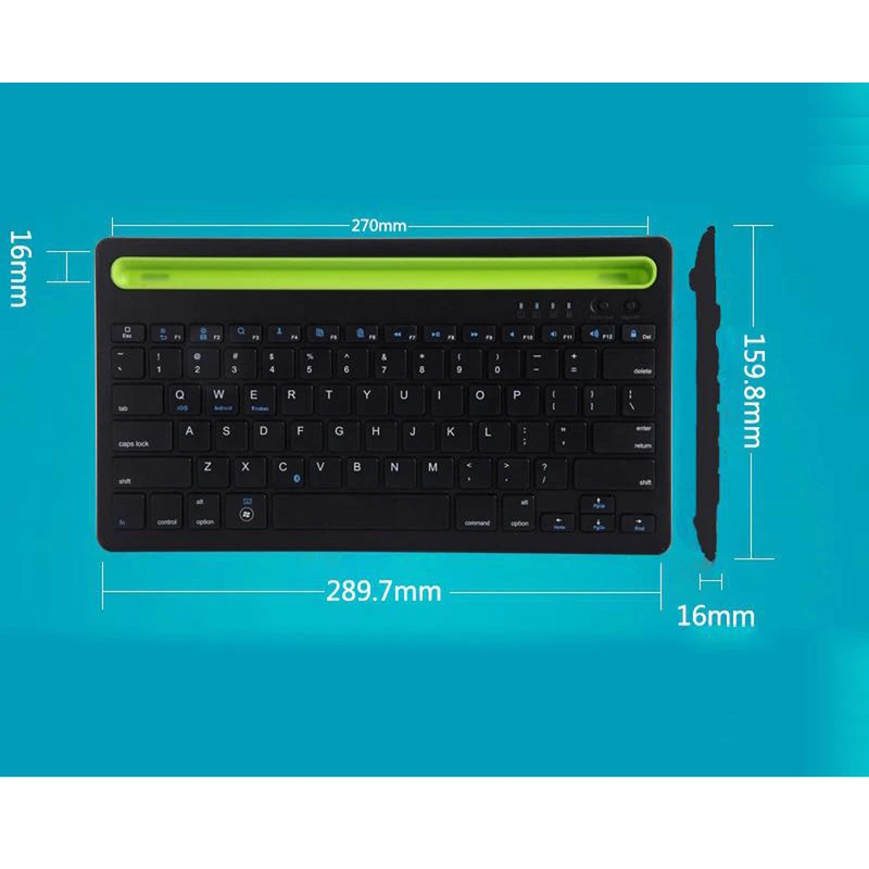 عکس شماره 5 : کیبورد بی سیم تبلت مدل rk908 bluetooth