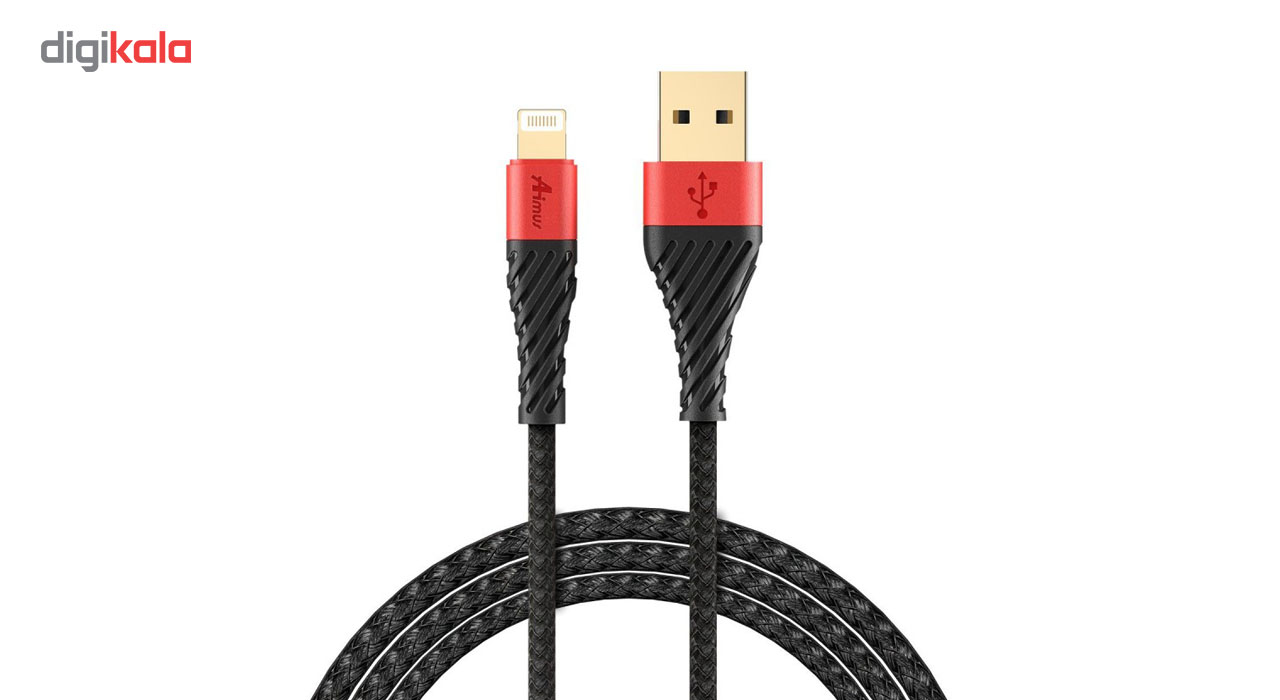 کابل تبدیل USB به لایتنینگ آیفون آیماس مدل Nylon به طول 1.8 متر