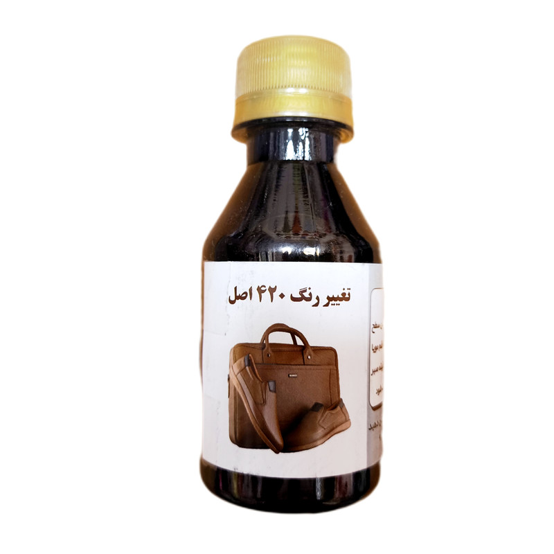 رنگ تغییر چرم 420 کد LCBROWN01 حجم 60 میلی لیتر
