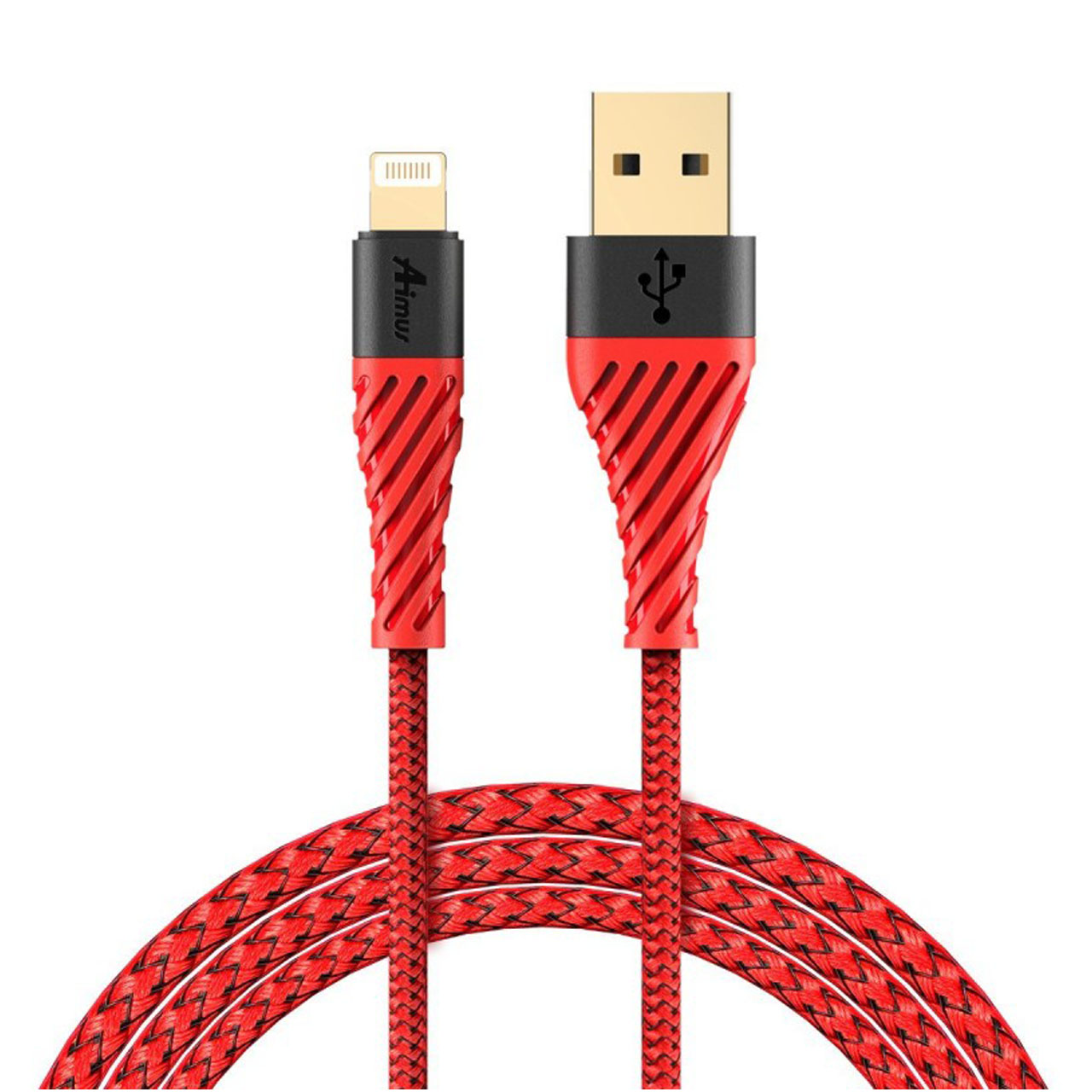 کابل تبدیل USB به لایتنینگ آیفون آیماس مدل Nylon به طول 1.8 متر