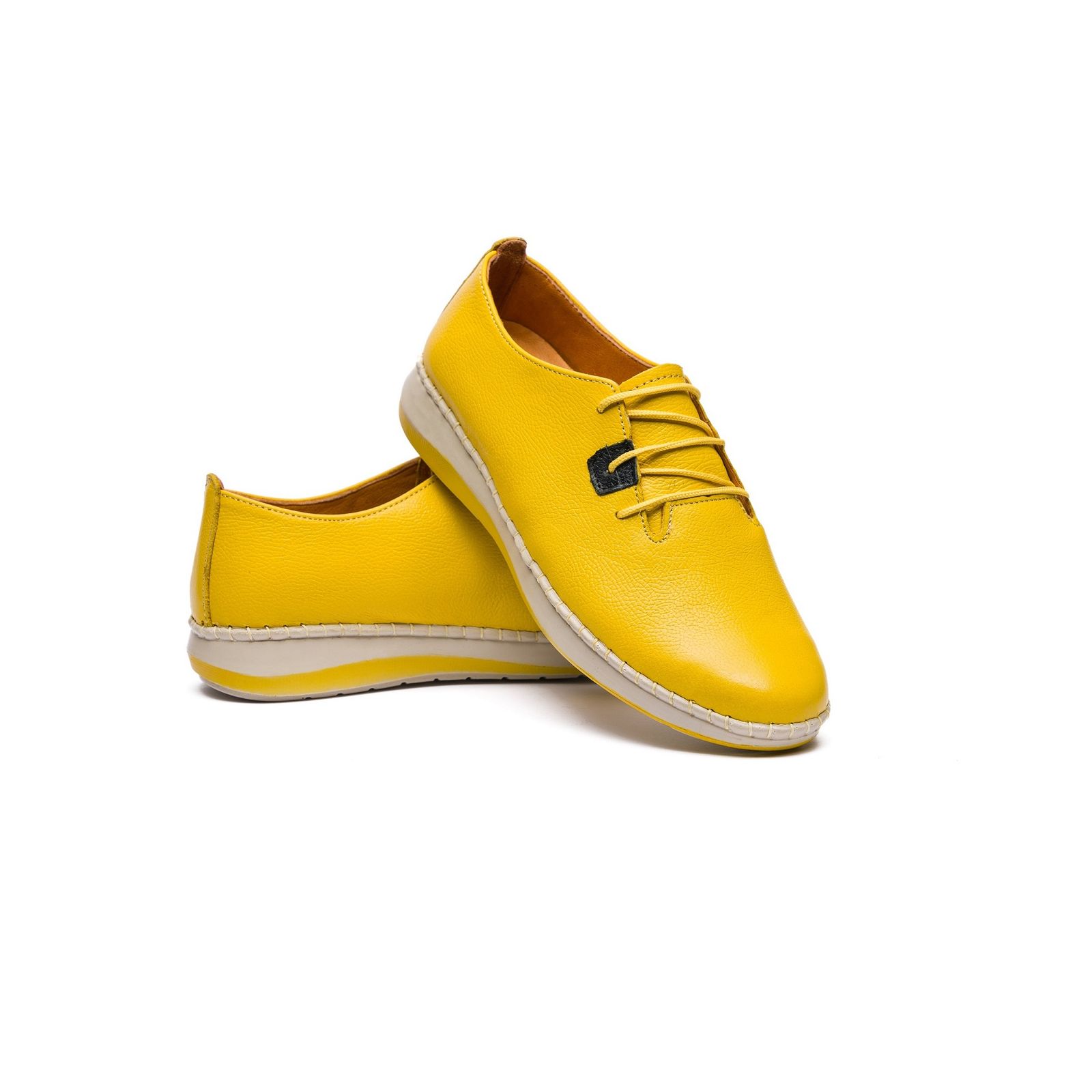 کفش طبی زنانه مدل آنیس بندی تمام چرم - - 24