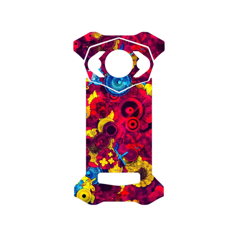 برچسب پوششی ماهوت مدل Vector Flower Garden Digital Art مناسب برای گوشی موبایل دوجی S98 Pro