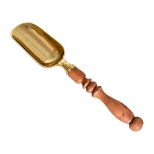 قاشق آجیل خوری مدل دسته چوبی کد 001