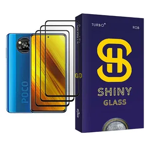 Atouchbo Shiny Glass MIX003 Screen Protector For Xiaomi Poco X3 NFC Pack Of 3