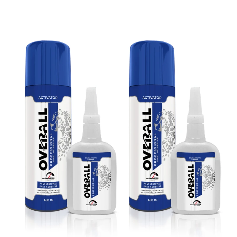 چسب 123 اورال مدل overall45 حجم 400 میلی لیتر بسته دو عددی