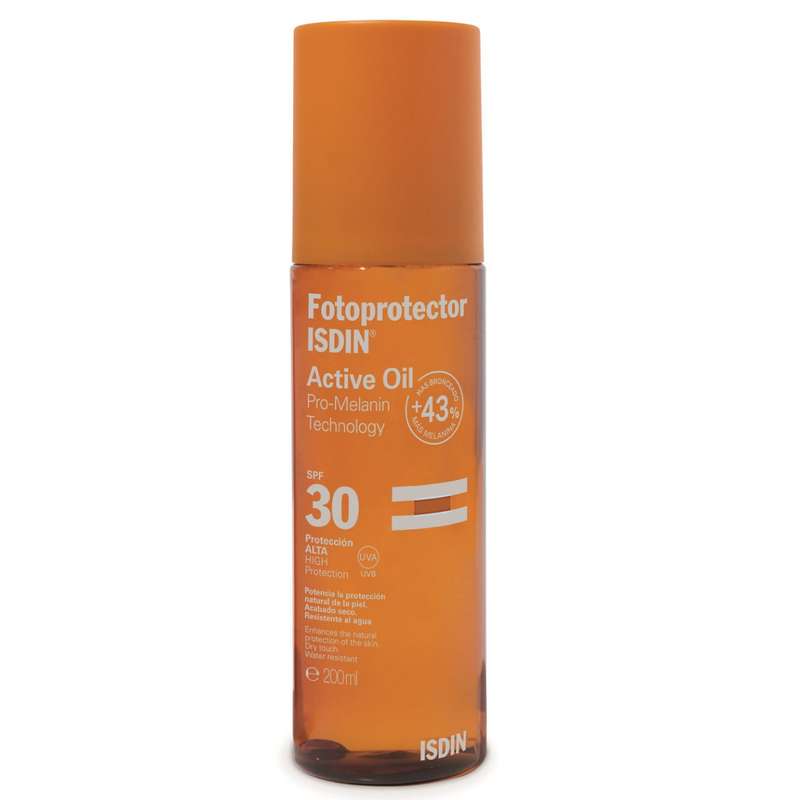 روغن برنز کننده ایزدین مدل Active oil spf 30 حجم 200 میلی لیتر