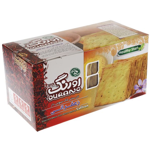 نان سنتی کاک سبوس دار زعفرانی اورنگ مقدار 450 گرم نان سنتی کاک سبوس دار زعفرانی اورنگ مقدار 450 گرم