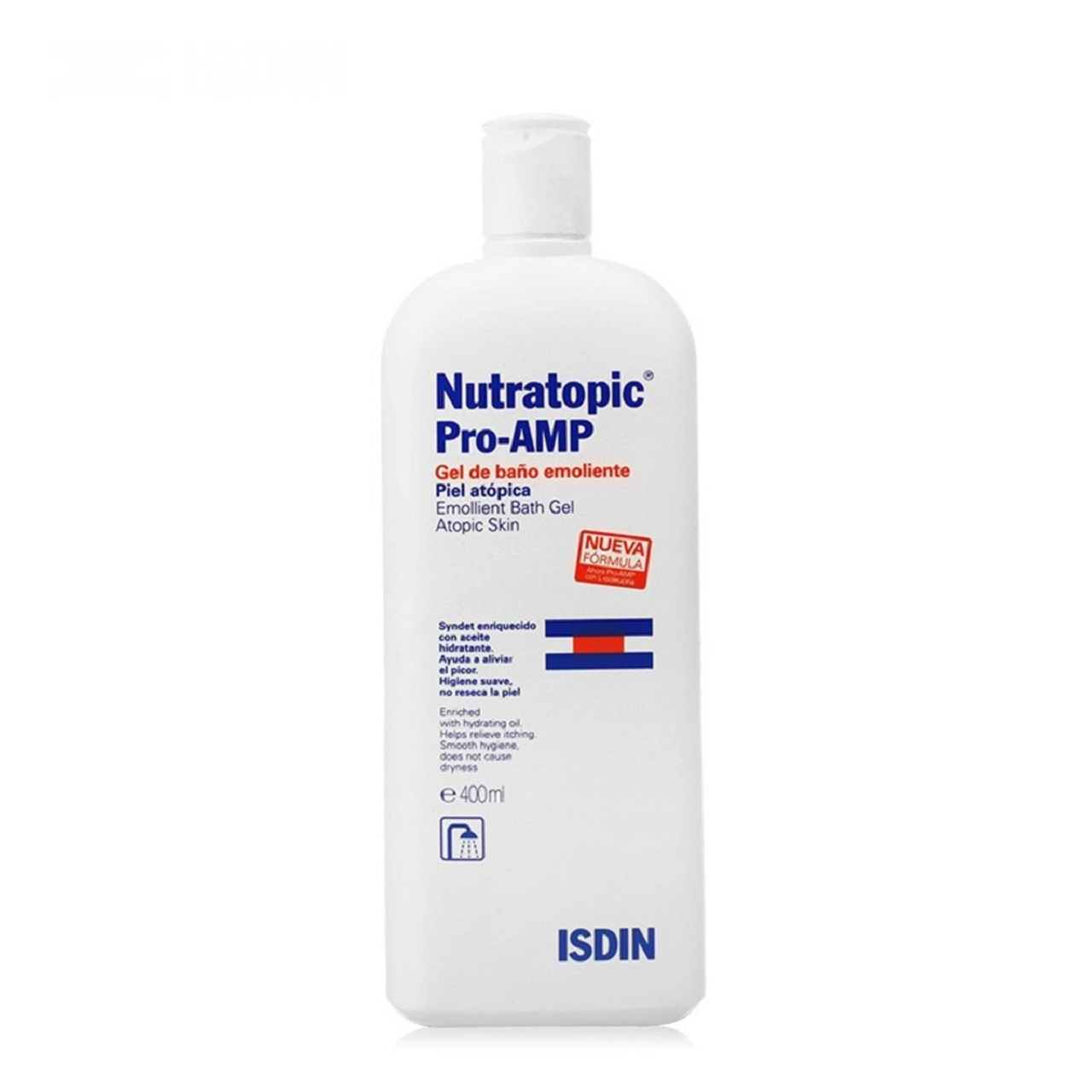 ژل شوینده ایزدین مدل  Nutratopic pro AMP حجم 400 میلی لیتر