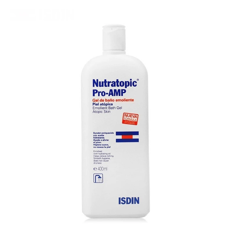 ژل شوینده ایزدین مدل  Nutratopic pro AMP حجم 400 میلی لیتر