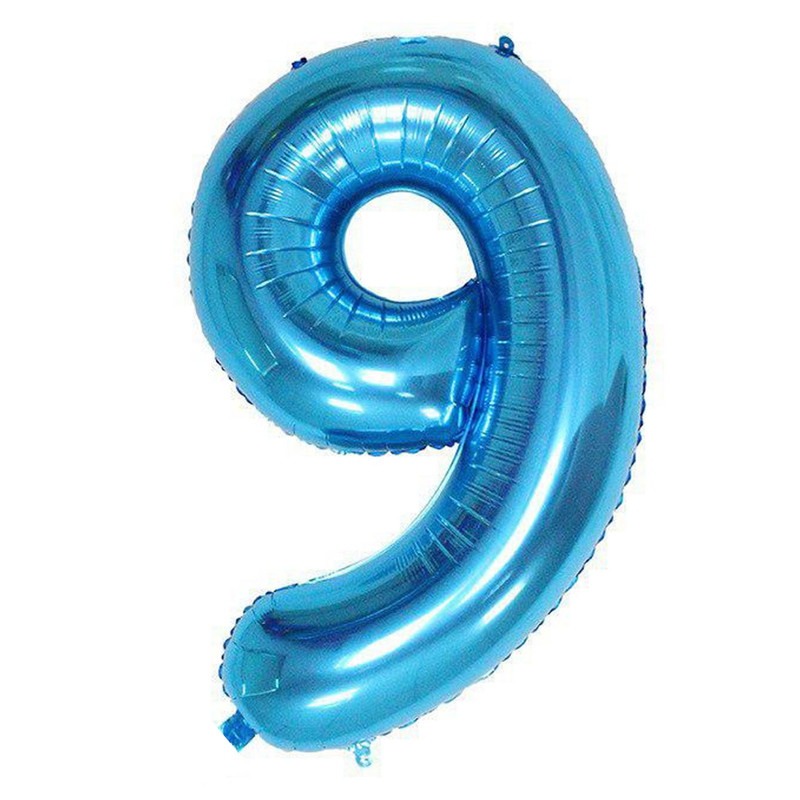 بادکنک فویلی طرح عدد 9