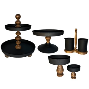 ست ظروف سرو پذیرایی 5 پارچه مدل sts کد 14