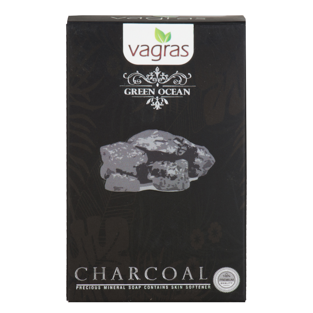 صابون گیاهی واگراس مدل زغال مقدار 100گرم