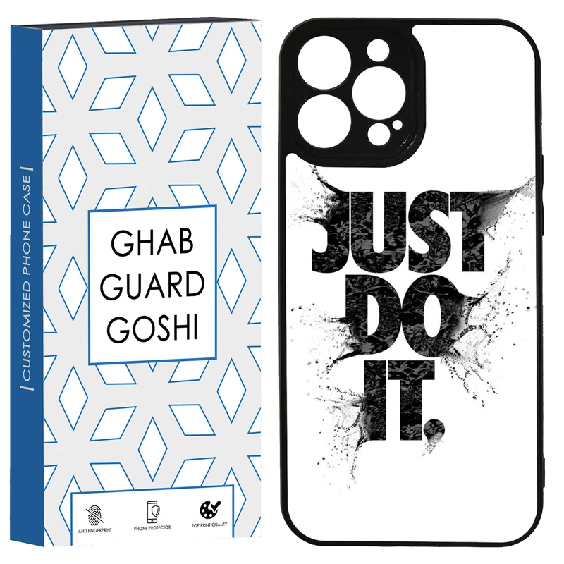 کاور قاب گارد گوشی طرح just do it کد TPU-107 مناسب برای گوشی موبایل اپل Iphone 13promax