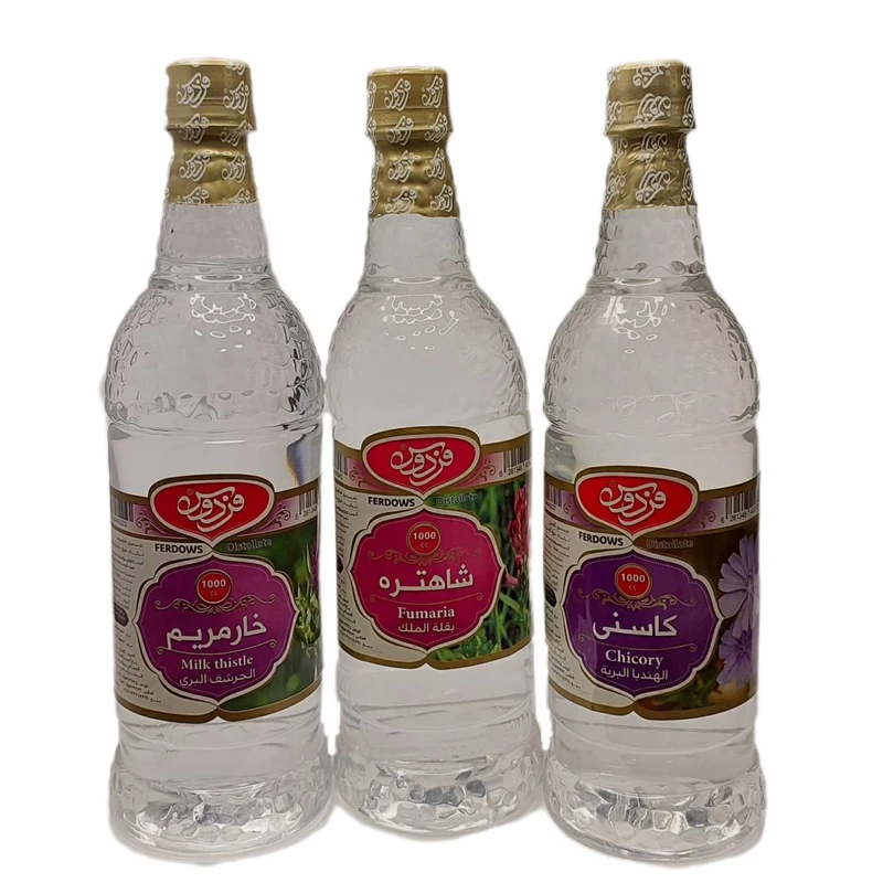 عرق شاهتره ، کاسنی ، خار مریم - 3 لیتر بسته 3 عددی