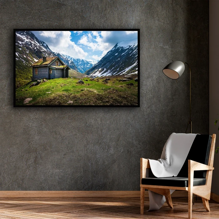 تابلو نوری بکلیت طرح طبیعت روستایی مدل B-D1572