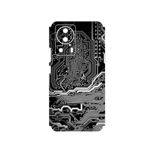 MAHOOT Black_Printed_Circuit_Board Cover Sticker for Xiaomi 13 Lite