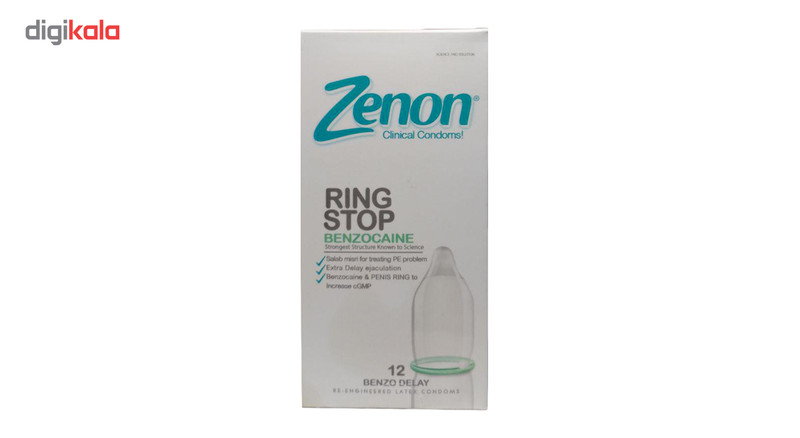 کاندوم تاخیری زنون مدل RING STOP بسته 12 عددی