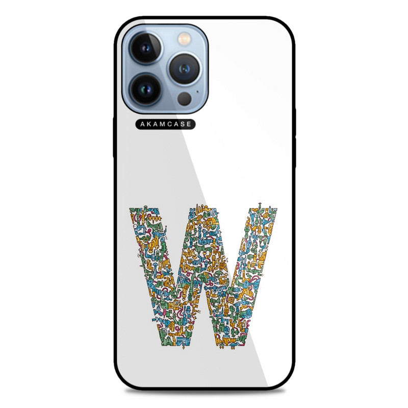 کاور آکام مدل AMC-WA13PROMAX-ALPHADOODLEBET-23 مناسب برای گوشی موبایل اپل iPhone 13 Pro Max